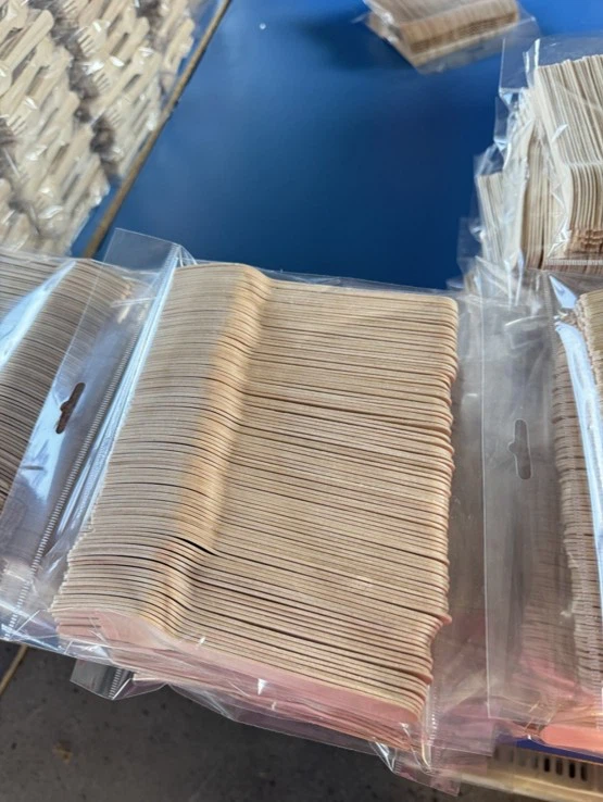 disposable wooden cutlery set